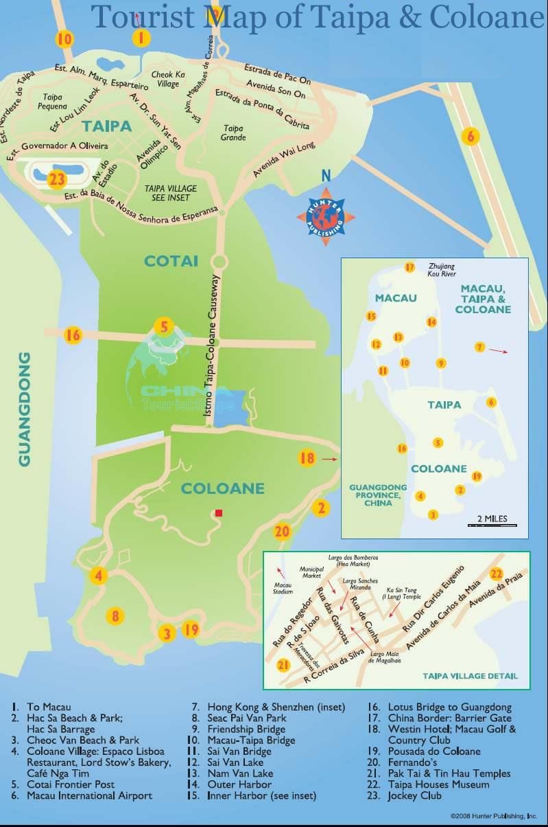 harta e Macau ishull