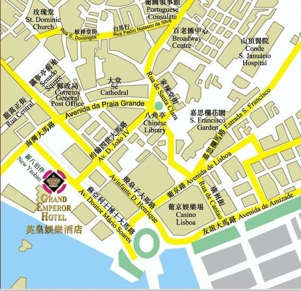 harta e Macau sauna