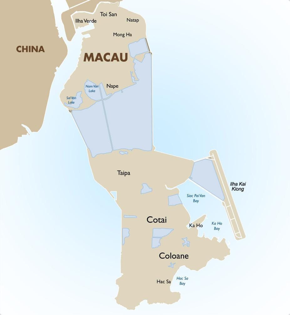 harta e Macau në linjë