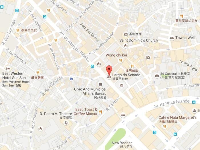 harta e senado sheshin Macau